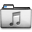 White Music Icon 32x32 png